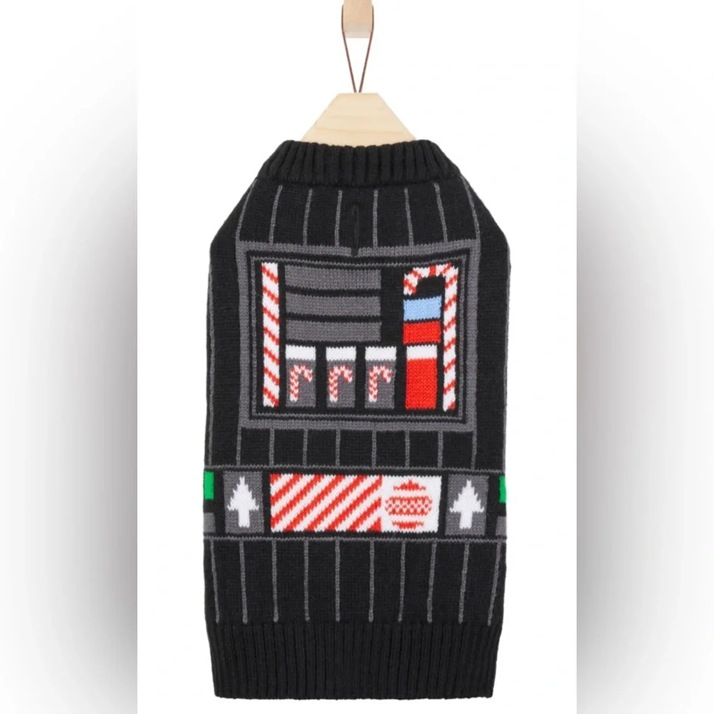 STAR WARS Tacky Holiday DARTH VADER Dog & Cat Sweater, Medium